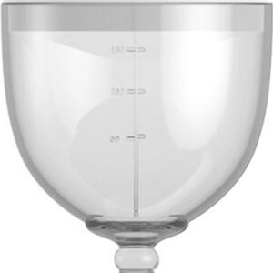 150ML - Baby Beker - Party Cup - Baby Plastic Beker met deksel - Feestbeker - Wit