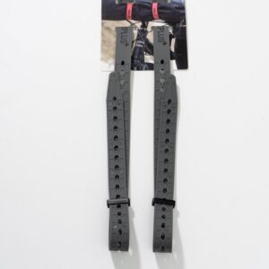2 Fixplus straps donkergrijs 66cm - TPU spanband voor snel en effectief bundelen en bevestigen van fietsonderdelen, ski's, buizen, stangen, touwen en latten
