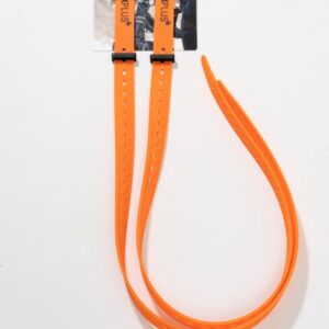 2 Fixplus straps oranje 86cm - TPU spanband voor snel en effectief bundelen en bevestigen van fietsonderdelen, ski's, buizen, stangen, touwen en latten
