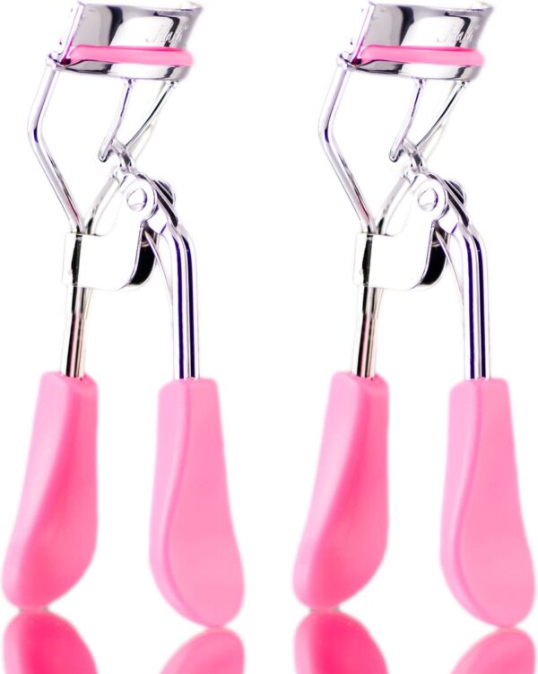 2 Stuks - Professionele Wimperkruller - Wimper Krullend Gereedschap - Lash Curler - Cosmetische Wimperkrultang - Curling Tang - Wimper Gereedschap - Roze