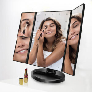 4-in-1 LED Make-up Spiegel met Vergrootfunctie