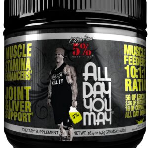 5% Nutrition Rich Piana All Day You May 30 serv - Lemon Lime