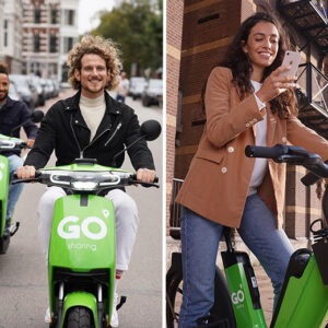 50 min e-scooter of 63 min e-bike via GO Sharing