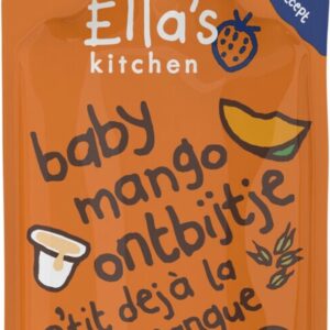 6x Ella's kitchen Baby Ontbijtje 6+ m Mango 100 gr