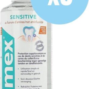 6x Elmex Tandspoeling Sensitive 400 ml