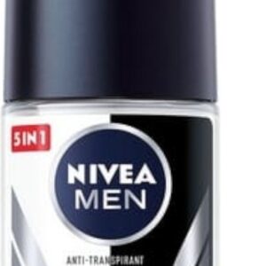 6x Nivea Deo Roll-on Men - Invisible Black & White fresh 50ml