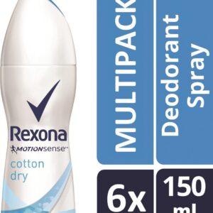 6x Rexona Deospray Women - Cotton Dry 150 ml