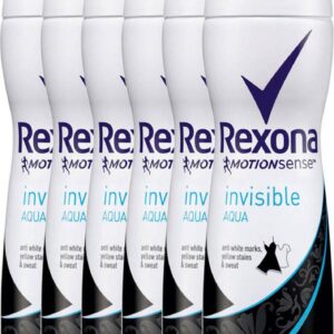 6x Rexona Deospray Women - Invisible Aqua