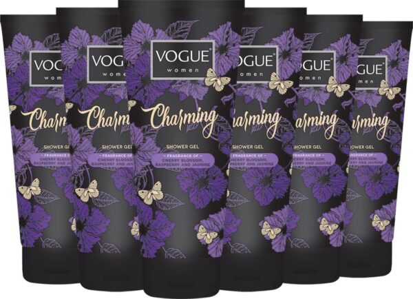6x Vogue Charming Douche Gel 200 ml