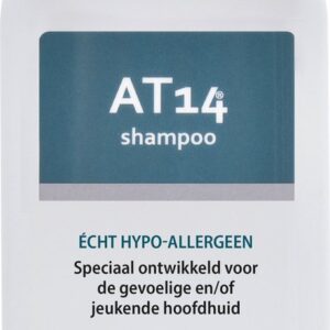 AT14® Shampoo | Hypoallergene shampoo | Eczeem | Contactallergie | Gevoelige huid | Droge en jeukende hoofdhuid | Shampoo zonder parfum