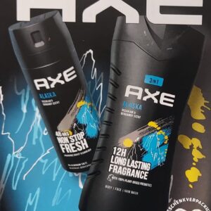 AXE Alaska Bodyspray + Bodywash - Lichaamsverzorgingsset - Giftset - cadeau box.