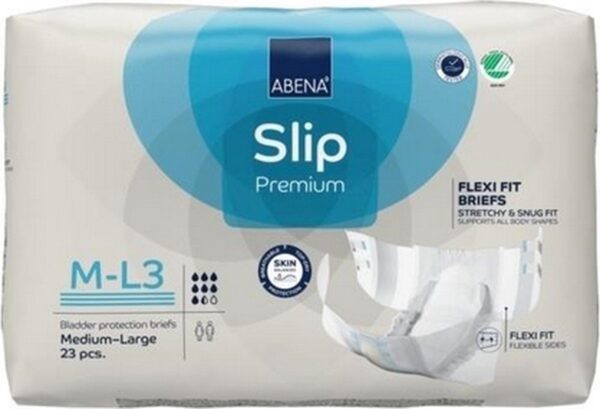Abena Slip Flexi Fit 3 M/L - 4 paquets de 23 protections
