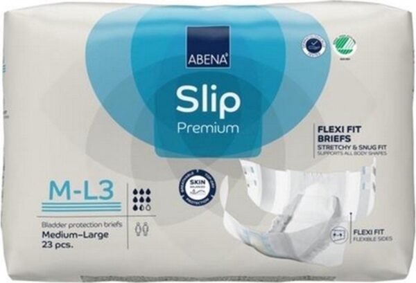 Abena Slip Flexi Fit 3 M/L - 8 paquets de 23 protections