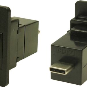 Adapter, Bus, inbouw USB-bus type C - USB-stekker type B CP30611X Cliff 1 stuk(s)