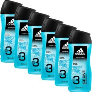 Adidas Douchegel 3in1 Ice Dive 6 x 250 ml