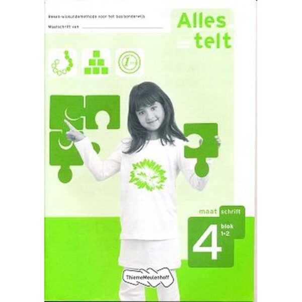 Alles Telt versie 2 Maatschrift groep 4 blok 1+2 (per stuk)