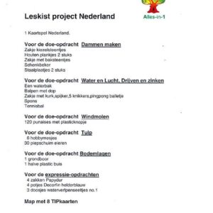Alles-in-1 Leskist Project Nederland voor 60 leerlingen (incl grondboor)
