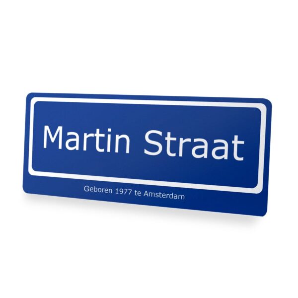 Aluminium straatnaambord bedrukken - 36 x 15 cm