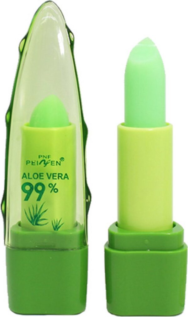 Andyou-pakket van 2 organische Aloë Vera vochtinbrengende lippenbalsem-warme kleurveranderende langdurige lippenbalsem-voor droge lippen