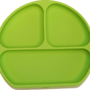 Anti-slip silicone 3D kinder placemat Plate Groen | Kinderplacemat | Vaatwasser bestendig | Anti Slip | Super leuk | By TOOBS