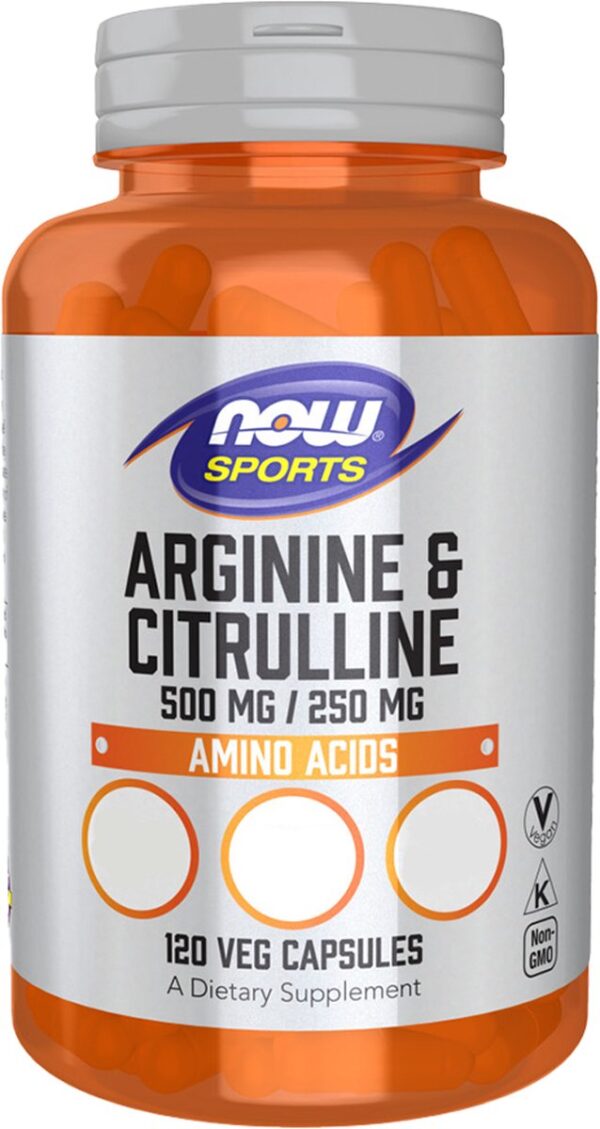 Arginine + Citrulline, 500/250 - 120 veggie caps