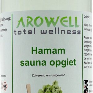 Arowell - Hamam - Sauna opgiet - Saunageur - 500 ml