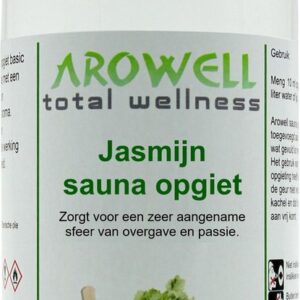 Arowell - Jasmijn Sauna opgiet Saunageur Opgietconcentraat - 500 ml