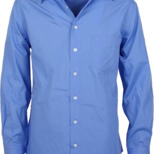Arrivee heren overhemd - uni blouse / overhemd - blauw - 85002 - lange mouwen - maat XXL