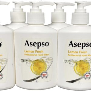 Asepso - Lemon Fresh - Antibacterieel - Handzeep - 6x 250ml - Voordeelverpakking