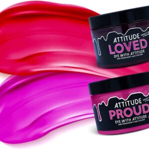 Attitude Hair Dye - PRETTY IN PINK Duo Semi permanente haarverf combi - Roze