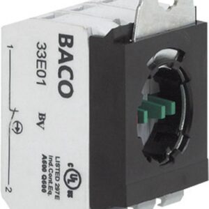BACO 333E11 Contactelement Met bevestigingsadapter 1x NC, 1x NO Moment 600 V 1 stuk(s)