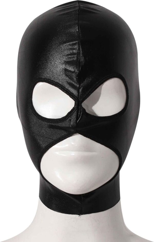 BDSM Bivakmuts | Latex masker | Seks masker SM | Sex masker | One size | Grote opening mond | Luxe kwaliteit