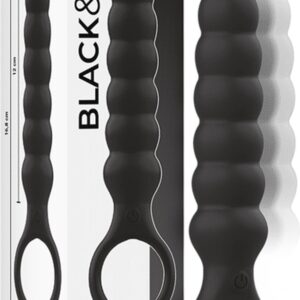 BLACK and SILVER | Black and silver - Bob Powerful Anal Beads Silicone