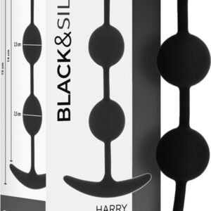 BLACK and SILVER | Black and silver™ - Harry™ Anal Beads 14 Cm