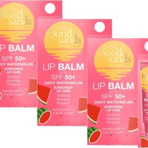 BONDI SANDS - Sunscreen Lip Balm SPF 50+ Juicy Watermelon - 3 Pak