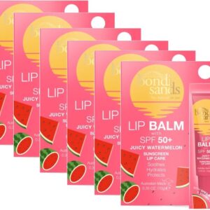 BONDI SANDS - Sunscreen Lip Balm SPF 50+ Juicy Watermelon - 6 Pak - Voordeelverpakking