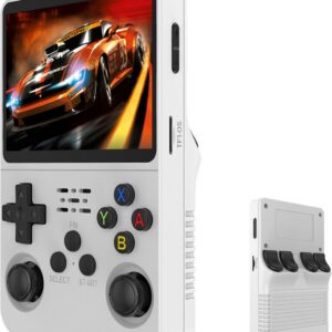 BOYHOM R36S: Retro Gaming Handheld WIT - Ultieme Nostalgie voor Onderweg!