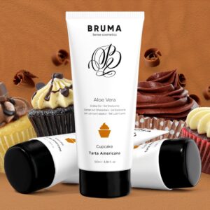 BRUMA | Bruma - Aloe Vera Sliding Gel Cupcake Flavor 100 Ml | Lubricant | Comfortable Intimacy Experience | Best Orgasm Experience