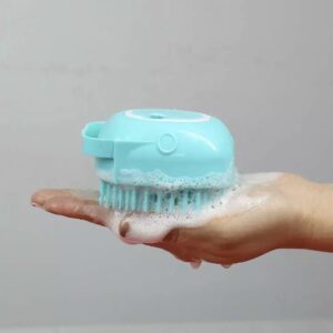 Babycure Siliconen Haarborstel | Blue Brush | Shampoo massage borstel