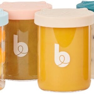 Babymoov ISY Bowls - 6 glazen bewaarpotjes - 250 ml