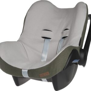 Baby's Only Baby autostoelhoes 0+ Classic - Hoes voor autostoel groep 0+ - Geschikt voor Maxi-Cosi - Khaki - Geschikt voor 3-puntsgordel