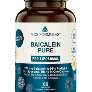 Baicalein Pro Liposomal 200mg - NO ADDITIVES - 60 Capsules