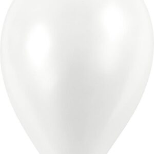 Ballonnen, d 23 cm, wit, 10 stuk/ 1 doos