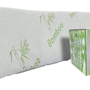 Bamboo® Body Pillow - Zwangerschapskussen - Lichaamskussen - Zwanger - NASA - traagschuim vlokken - 35x120cm
