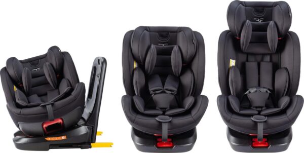 Bebies First Meegroei Autostoel Rotate - Isofix - Groep 0/1/2/3 - 360 Graden Draaibaar - Zwart