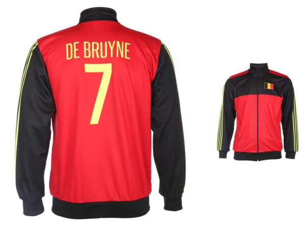 Belgie Trainingsjack De Bruyne Thuis