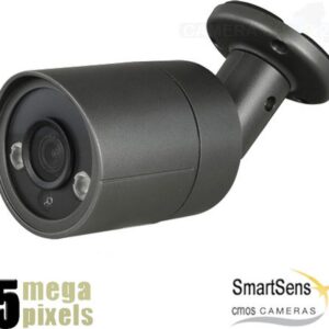 Beveiligingscamera - 4 in 1 Bullet Camera - 5 Megapixel - Compact - 30m Nachtzicht - 3.6mm Lens - CVI, TVI, AHD & CVBS - Binnen & Buiten