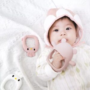 Bijtring Muis - BPA-vrij - Baby speelgoed - Kraamcadeau - Babyshower cadeau - Baby - Bijtspeelgoed - Vanaf 0 maanden- Grijp- en Bijtspeelgoed - Groen