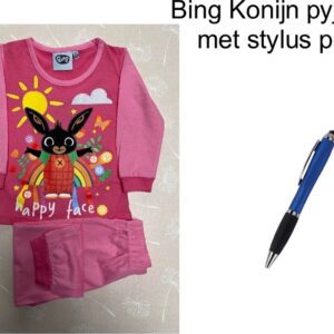 Bing Bunny - Konijn - Pyjama - Meisjes - Kleur Roze - met Stylus Pen. Maat 110 cm / 5 jaar.