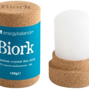 Biork - Crystal deodorant stick in kurk verpakking